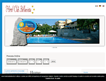 Tablet Screenshot of hotelclubbellavista.it